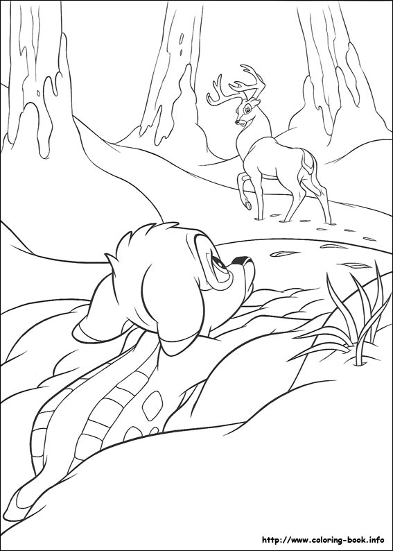 Bambi 2 coloring picture